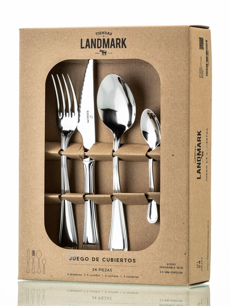 SET CUBIERTOS 24 PZS PARIS