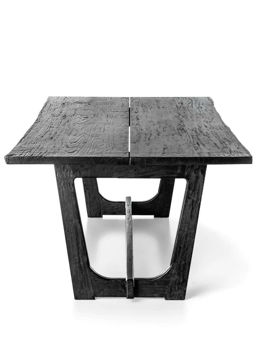 MESA DE COMEDOR OSLO NEGRO 120x280
