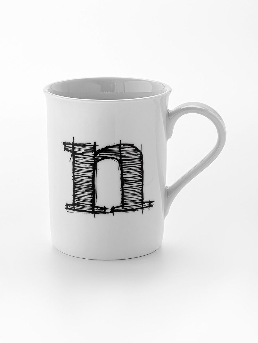 TAZA LETTER N 285CC