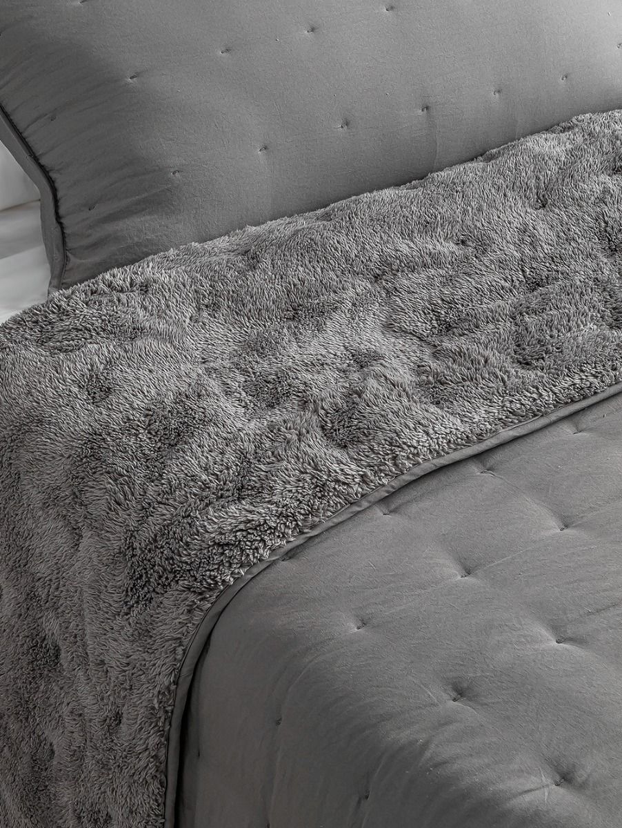 ACOLCHADO EMILY KING DARK GREY