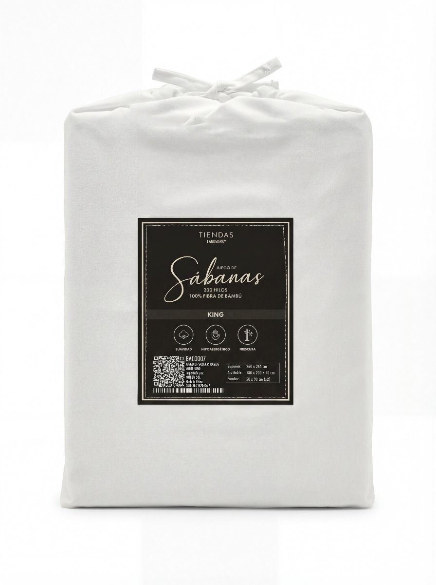 JUEGO DE SABANAS ODETTE WHITE KING