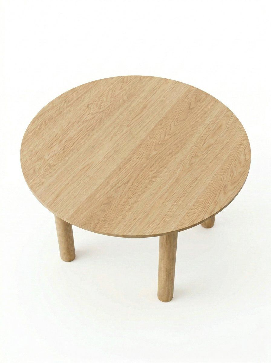 MESA DE COMEDOR REDONDA MONSUN NATURAL 120D