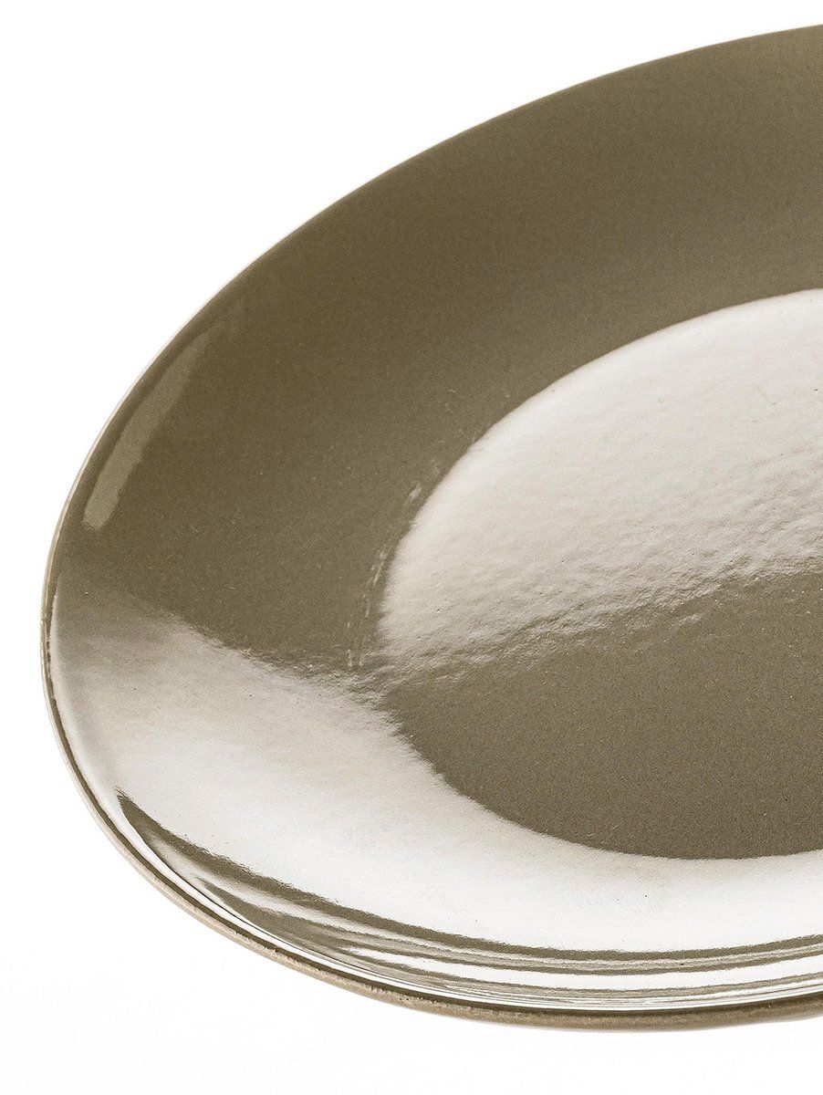 PLATO DE POSTRE TIMELESS TAUPE