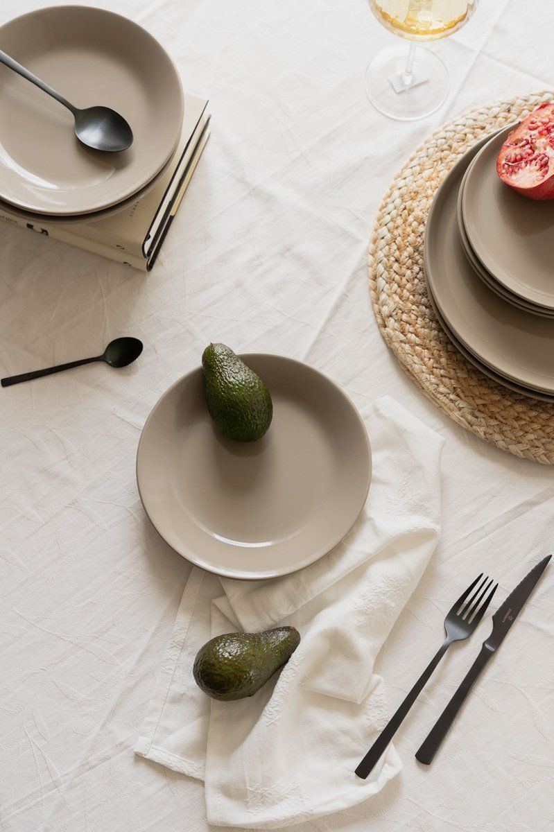 PLATO HONDO ELEMENT TAUPE