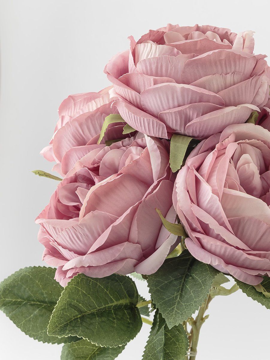 RAMO PEONIA ROSA