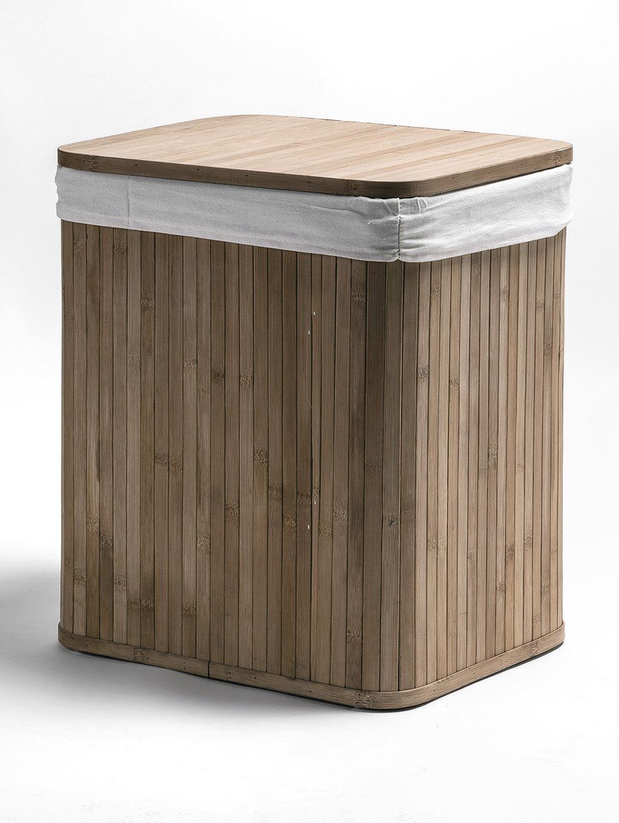 CESTO RECTANGULA BAMBÚ L
