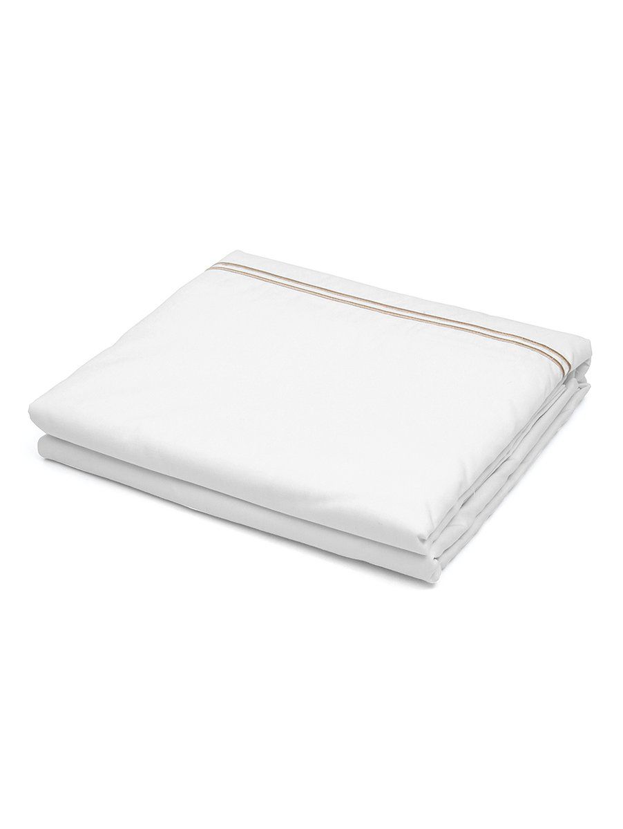 FUNDA DE EDREDON PERCAL BORDADO KING BEIGE