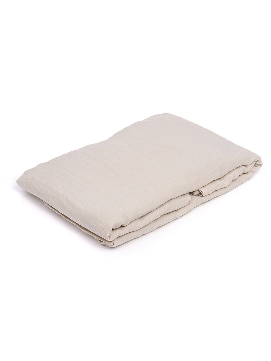 FUNDA DE LINO THESS BEIGE KING 260x240