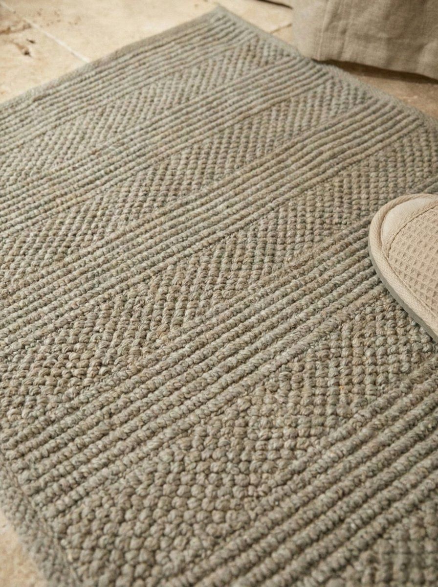 ALFOMBRA DE BAÑO ROWE GRIS 70 X 50
