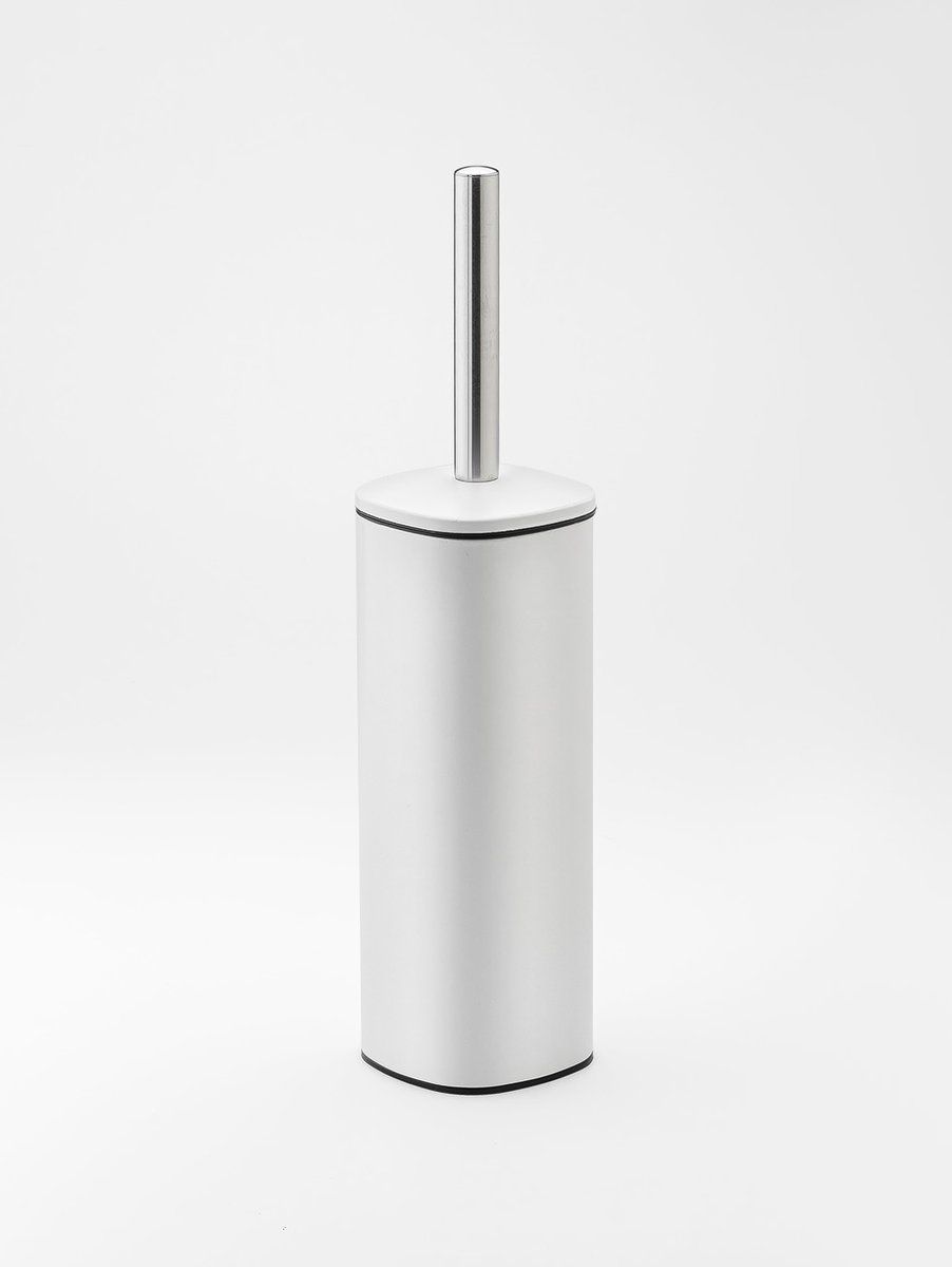CEPILLO LIMPIA INODORO SQUARE WHITE