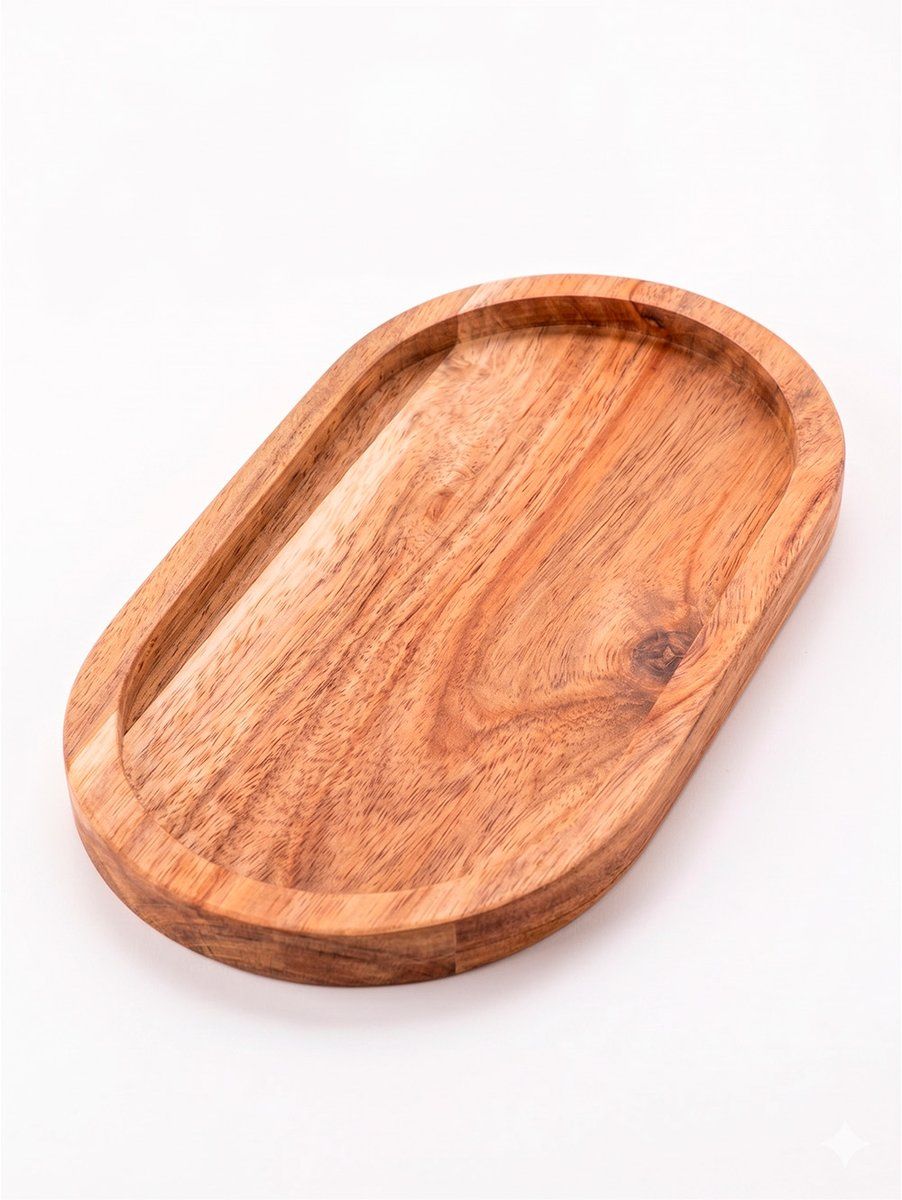 BANDEJA DE ACACIA ARIZONA MARRON 20X12X2