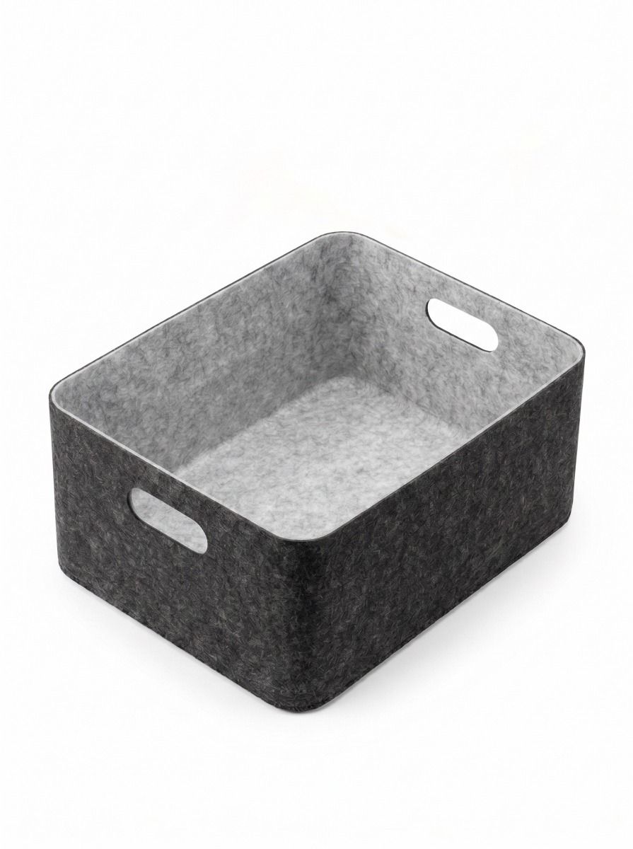CESTO FIELTRO DARK GREY M