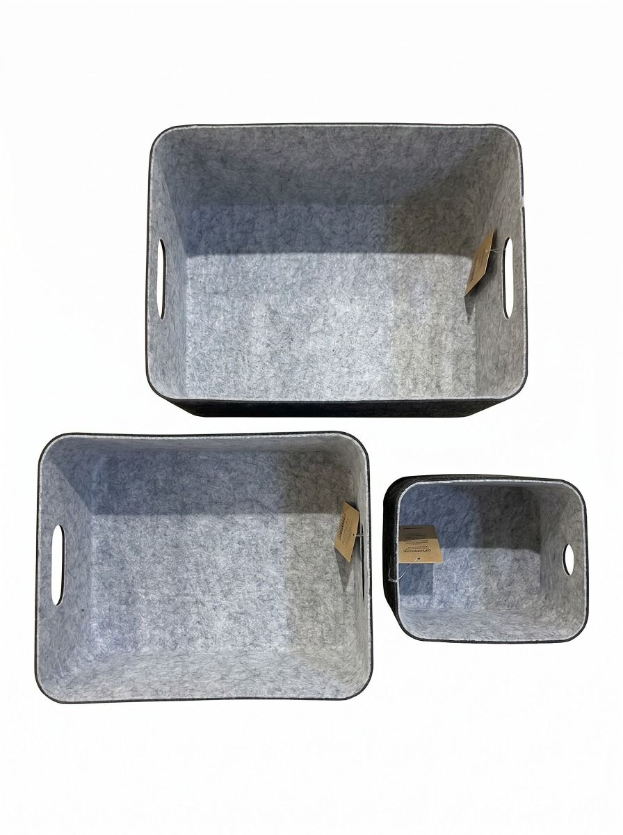 CESTO FIELTRO DARK GREY M