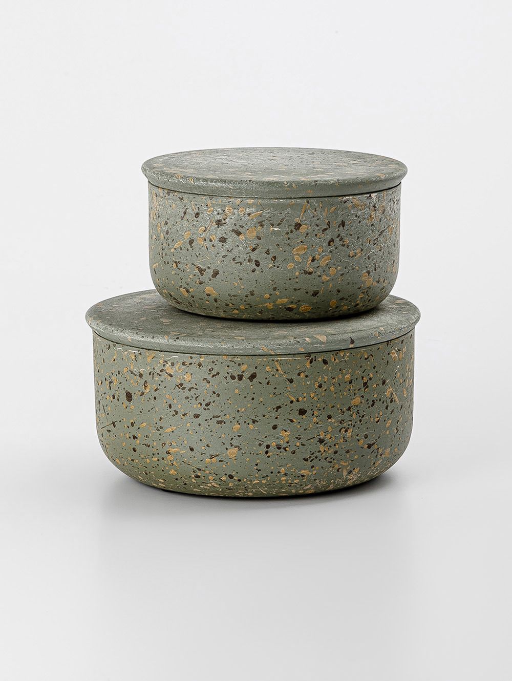 CAJA BRUZ GREEN SPARKLES 15CM