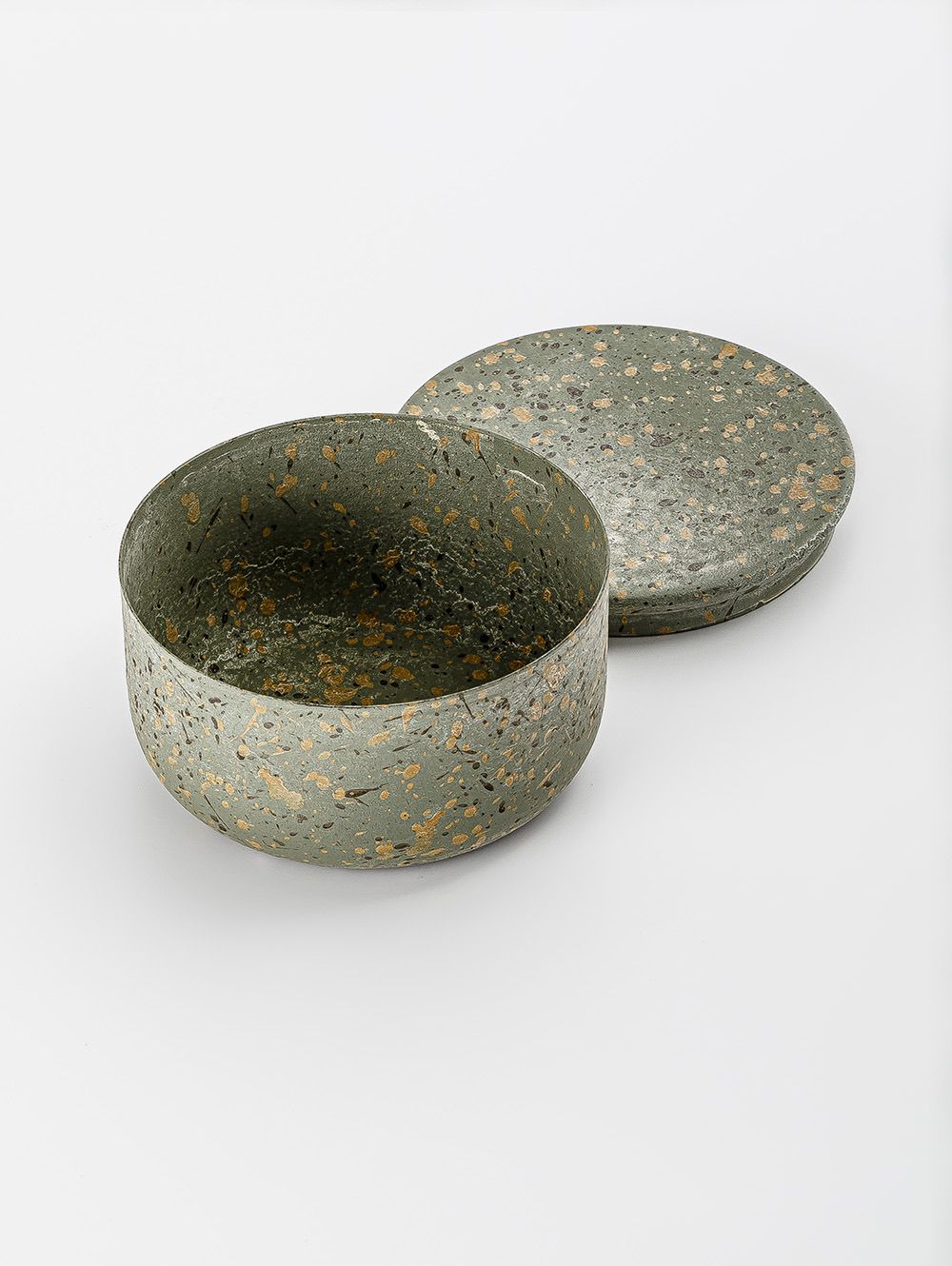 CAJA BRUZ GREEN SPARKLES 12CM