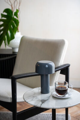 LAMPARA LED RECARGABLE YORK GREY - Second Image