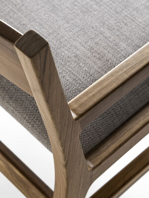 SILLA CON APOYABRAZO SUD PREGO ALUMINIO - Second Image