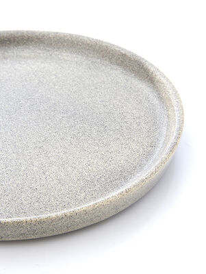 PLATO POSTRE NIZA GRIS PIEDRA - Second Image