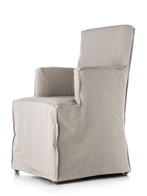 SILLA AMBER KAMI CON APOYABRAZO BEIGE - Second Image