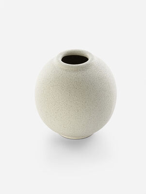 FLORERO CER BOMBE N1 BLANCO JAS MATE