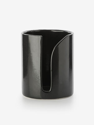 PORTA ROLLO PALMIRA NEGRO MATE