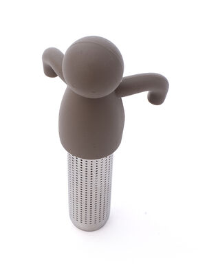 INFUSOR TE HOMBRE SILICONA GRIS + ACERO INOX - Second Image