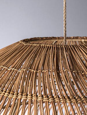 PANTALLA RATTAN LEEU D80 - Second Image