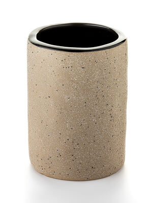 VASO PORTA CEPILLO DE DIENTES MIAMI SAND POLYRESIN
