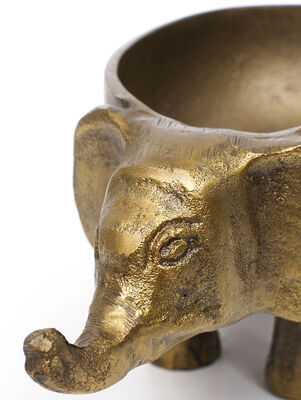 BOWL ELEPHANT GOLD - Second Image
