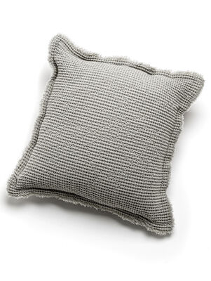 ALMOHADON PANAL GRIS CLARO 50X 50 CM
