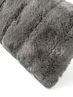 ALMOHADON CAMBOYA GRIS OSCURO 30 X 50 - Second Image