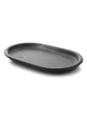 SET BANDEJA Y CUENCO VARSOVIA NEGRO MATE SALP BRILLANTE - Second Image