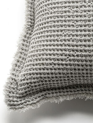 ALMOHADON PANAL GRIS CLARO 50X 50 CM - Second Image