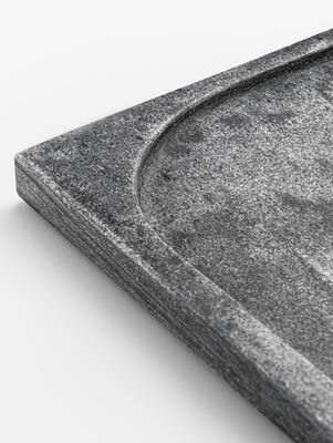 BANDEJA RECTANGULAR GIDI DARK GREY LARGE - Second Image