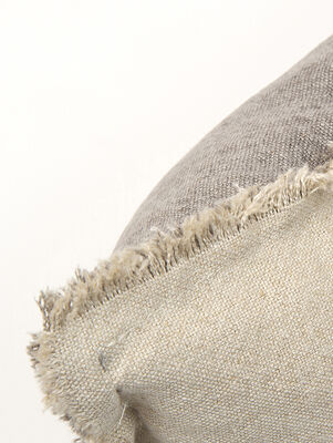 ALMOHADON LONDON 50X50 GRIS/BEIGE - Second Image