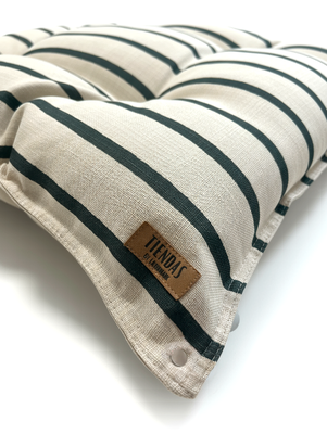 CAMA PARA MASCOTAS VITO RAYADA GRIS LARGE - Second Image