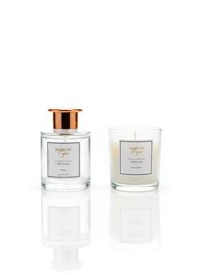 SET VELA Y DIFUSOR SAUVAGE ROSAS Y PEONIAS