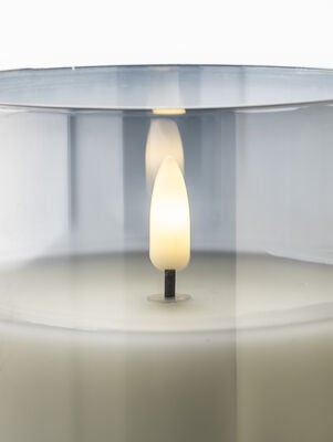 VELA LED GLASS GREY 10 X 10 CM - Second Image