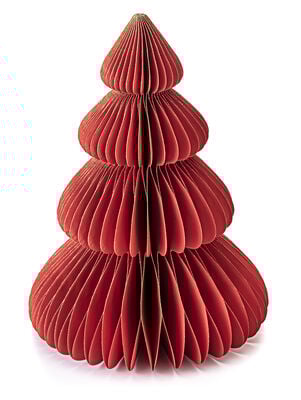 ADORNO CHRISTMAS TREE RED 30CM
