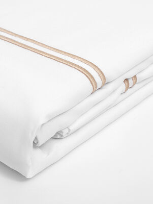 SABANAS 400H SATEN FESTON BEIGE KING - Second Image