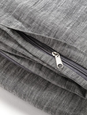 FUNDA DE LINO THESS GREY CHAMBRAY KING 260 X 240 - Second Image