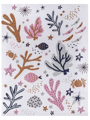 ALFOMBRA UNDER THE SEA GREEN 100X160