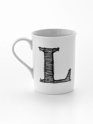 TAZA LETTER L 285CC