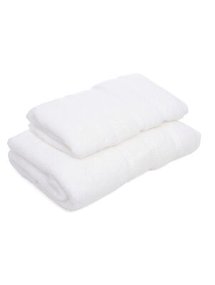SET DE TOALLAS ALLEGRA WHITE COTTON