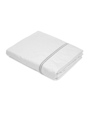 SABANAS 400H SATEN FESTON GRIS SUPER KING