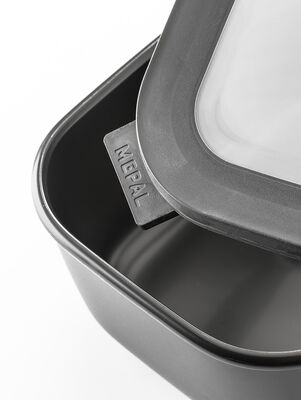 CONTENEDOR CIRQULA RECTANGULAR 1500 ML - NORDIC BLACK - Second Image