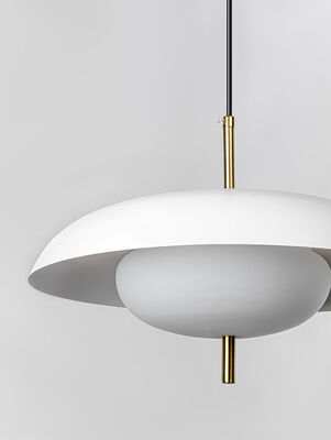 LAMPARA COLGANTE DENMARK WHITE - Second Image