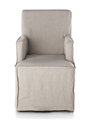 SILLA AMBER KAMI CON APOYABRAZO BEIGE