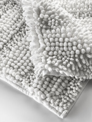 ALFOMBRA DE BAÑO LIBIA LINE WHITE 40X60 CM - Second Image