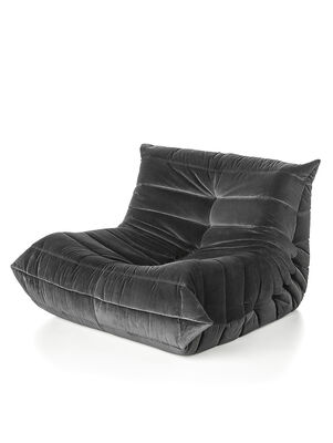 SILLON TOGO VELVET NEGRO
